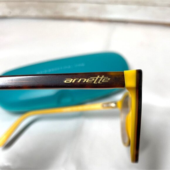 Arnette C-Street 7110 Unisex Glasses Yellow & Tortoise Shell Frames 48/21/140mm - Picture 2 of 6